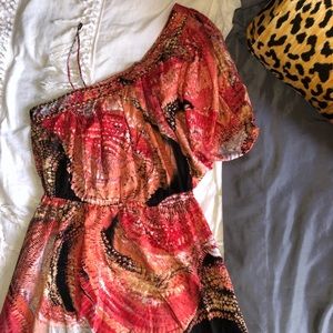 Asymmetrical Tribal Print Dress!